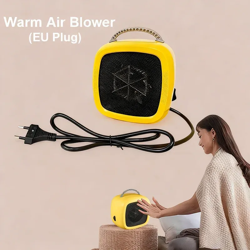Small Fan Heater 2-Gear Office Heater 2
