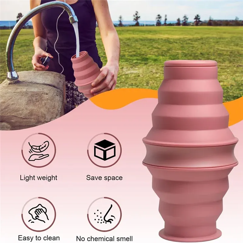 Collapsible Water Bottles 17 Oz - 2 Pack 1
