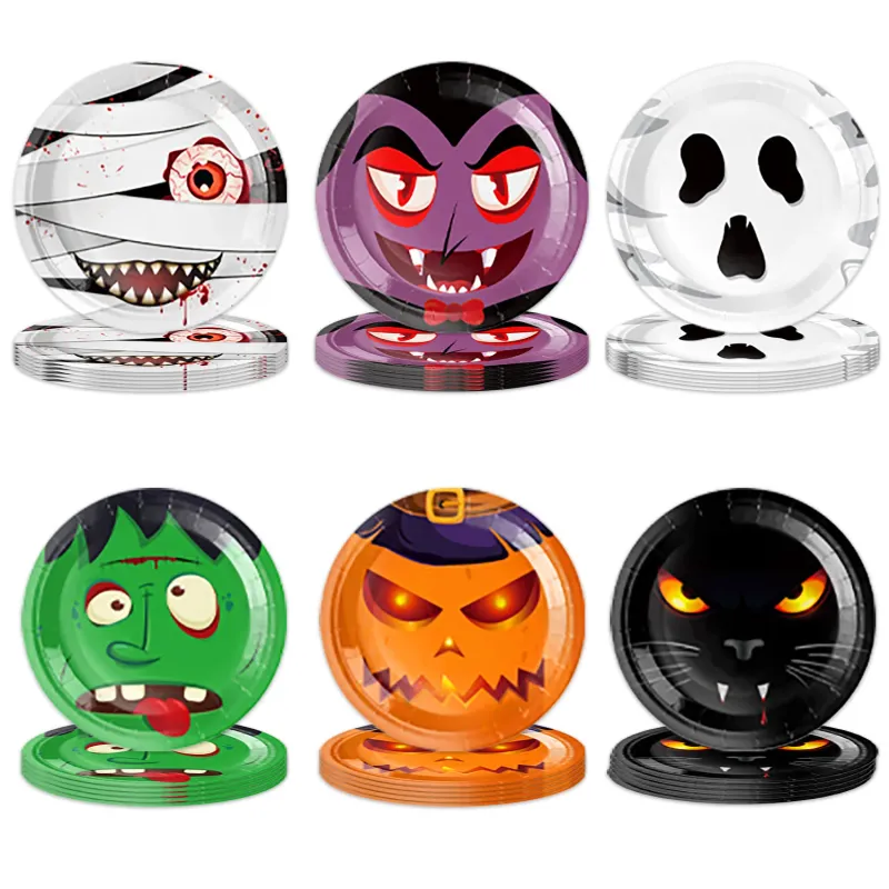 Kids Halloween Monster Party Tableware Set 5