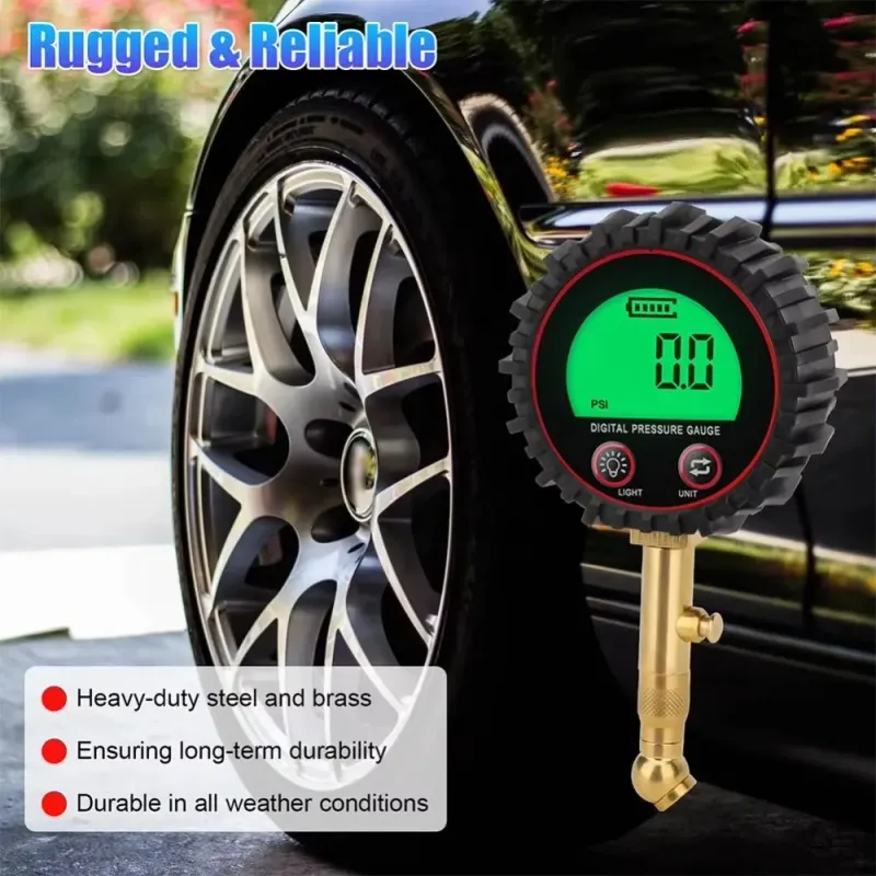 Digital Tire Pressure Gauge 3-255 PSI 3
