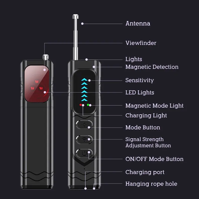 T17 Spy Camera Detector & Bug Finder 6