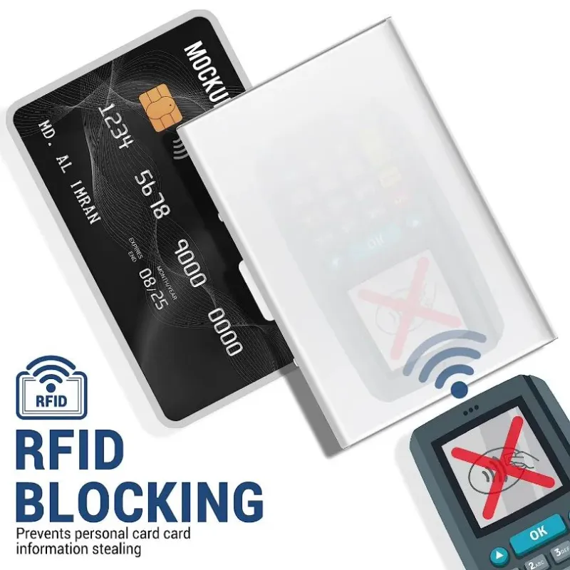 RFID Blocking Metal Card Holder 3