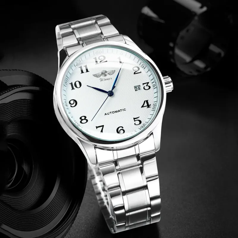 WINNER Minimalist Automatic Watch - Blue 3