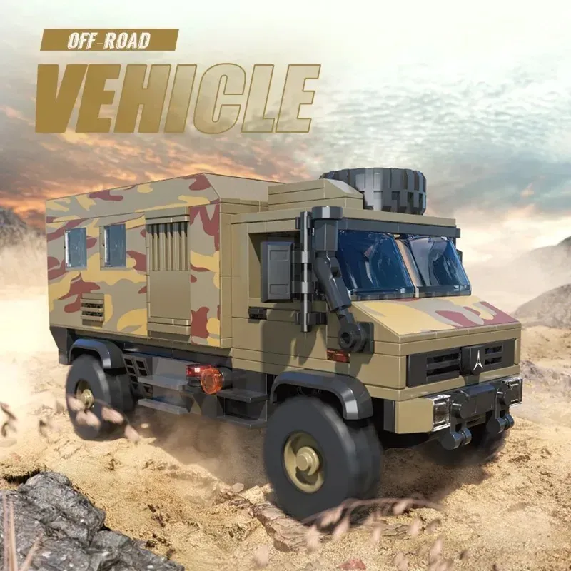 4-in-1 City Vehicle Building Blocks 4