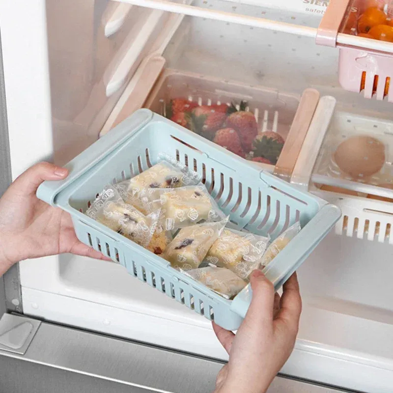 Adjustable Fridge Organizer Rack 5