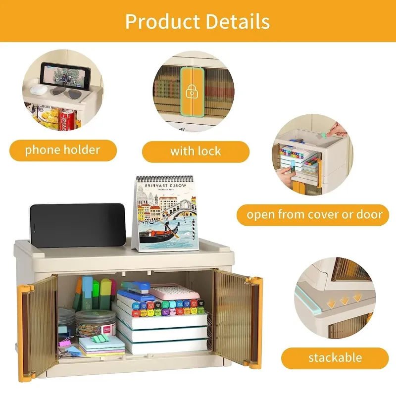 Foldable Desk Organizer Basket 3