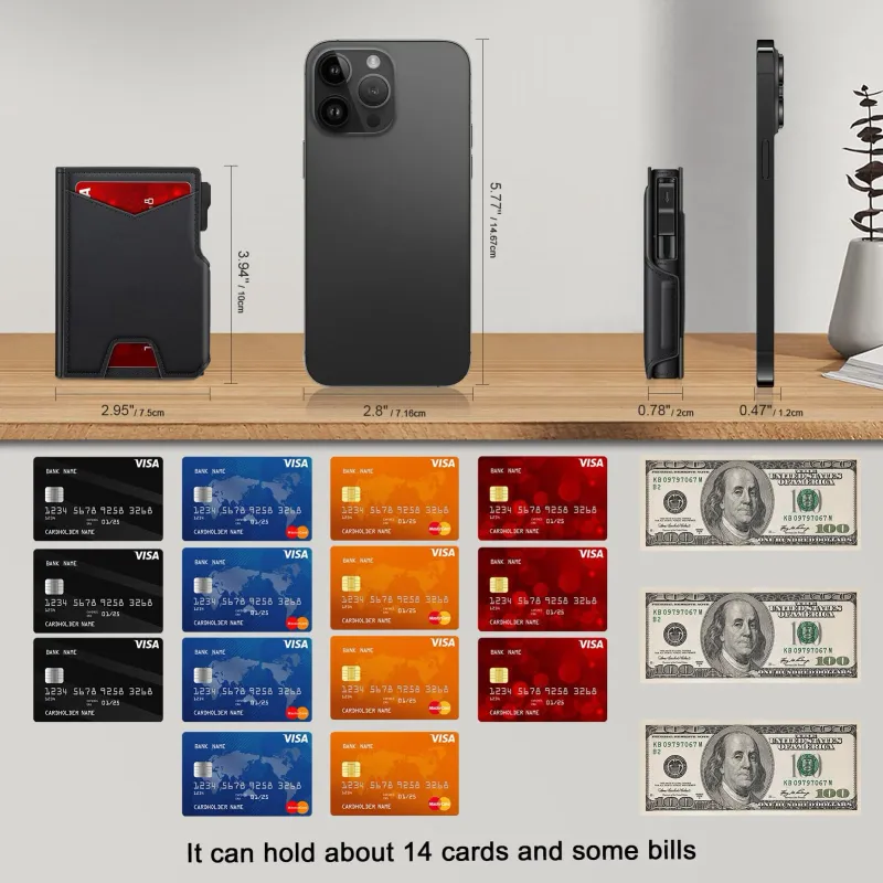 Slim RFID Blocking Leather Wallet 6