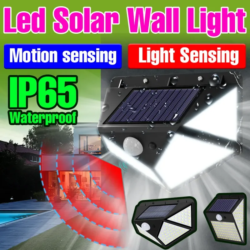 Solar Motion Sensor Wall Light 1