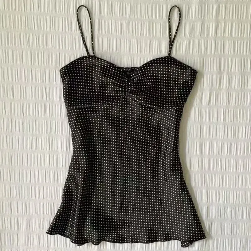 Vintage Polka Dot Camisole Vest 1