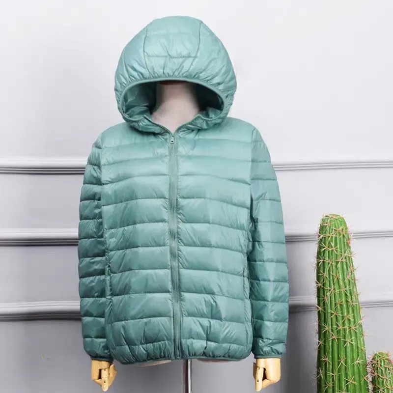 Women's White Duck Down Puffer Jacket 6