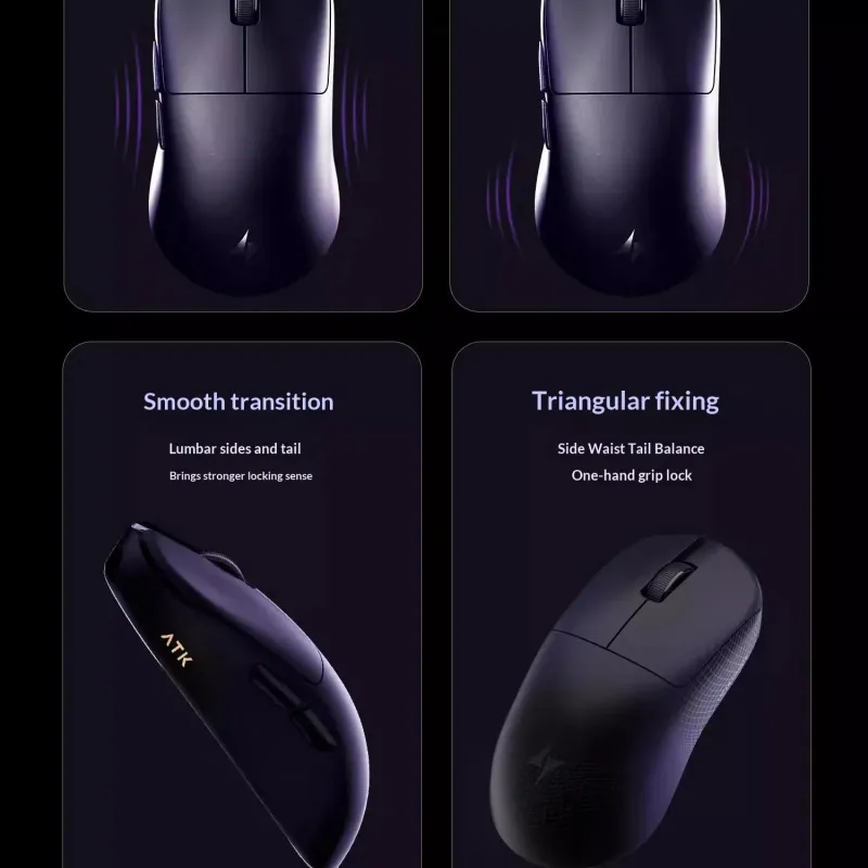 ATK U2 V2 Mini Ultimate Wireless Gaming Mouse 6