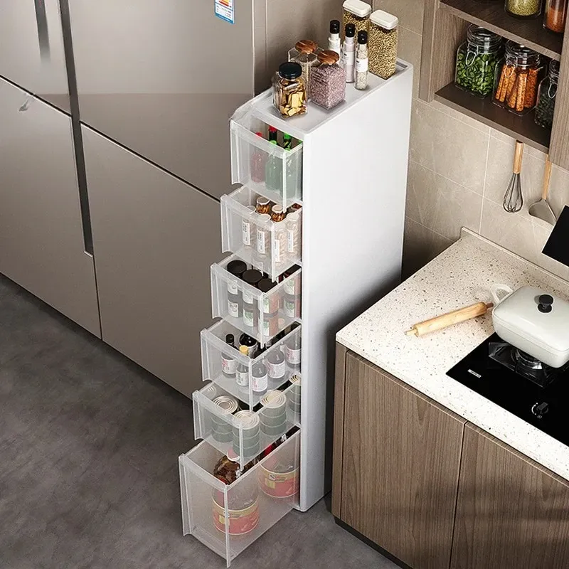Slim Multi-Layer Storage Cabinet 1