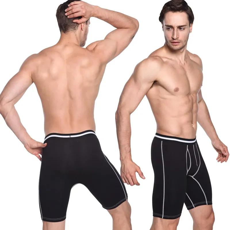 Men's 3-Pack Long Leg Cotton Boxers 6