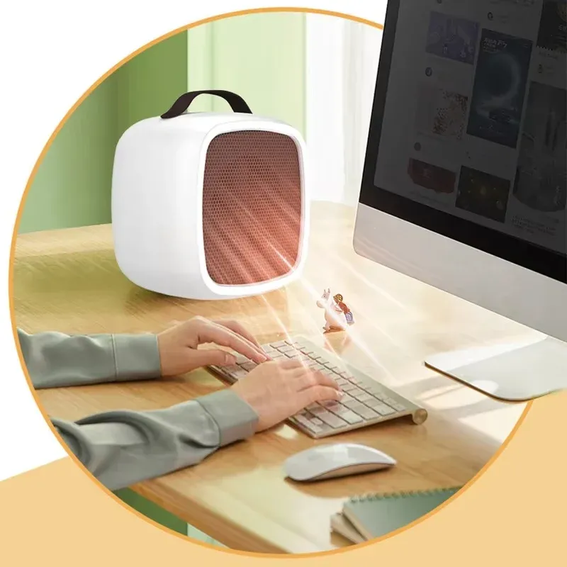 500W Ceramic PTC Quiet Desktop Heater Fan 4