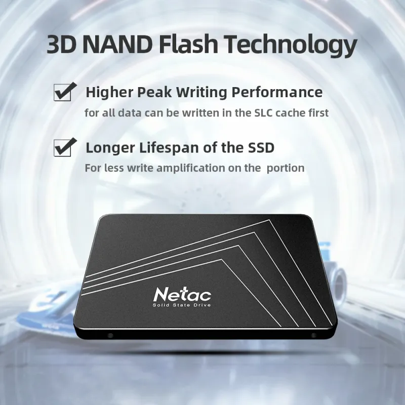 Netac SATA3 2.5" Internal SSD 128GB-2TB 3