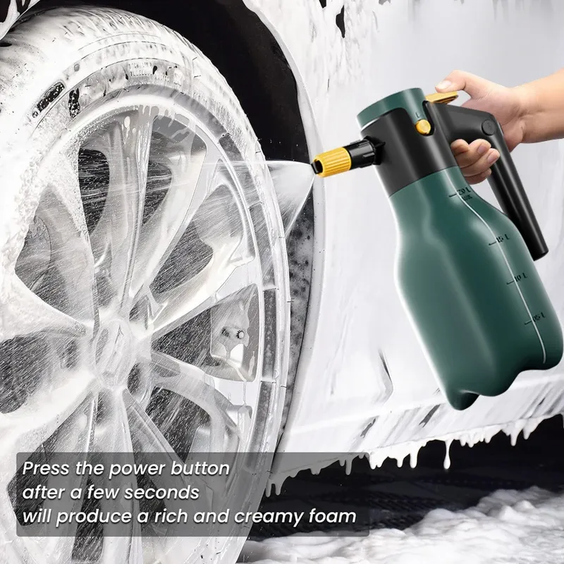Electric Foam Spray Bottle Car Wash Cannon 2
