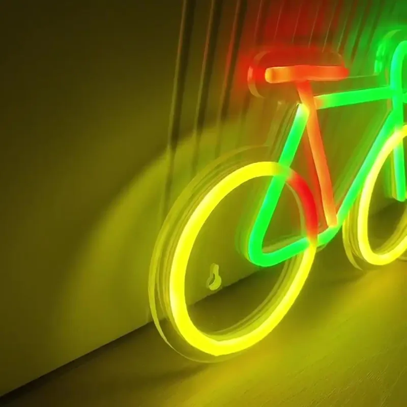 Bicycle LED Neon Sign - Wall & Table Decor 4