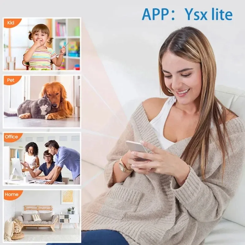 HD 1080P Mini WiFi Baby Monitor Camera 4