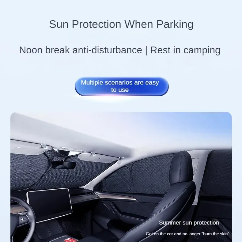 Tesla Model 3/Y Sunshade Set 4