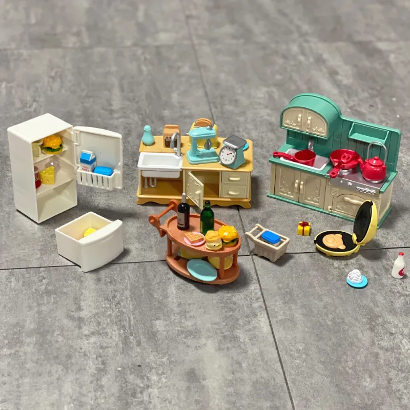 Dollhouse Forest Kitchen Pots Set 1/12 5