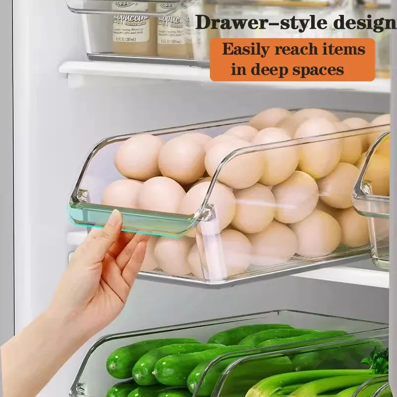 Clear Fridge Organizer Drawers 4