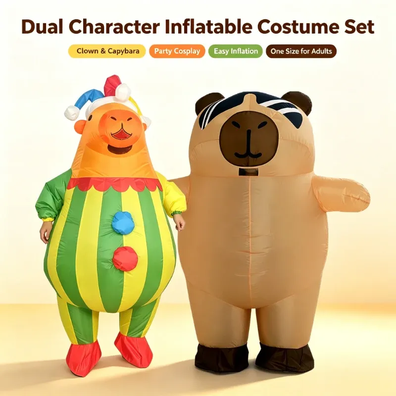 Capybara Inflatable Costume Adult 1