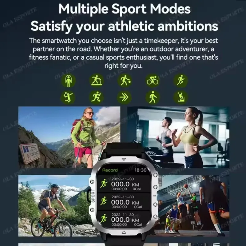 2025 GPS Military SmartWatch 6