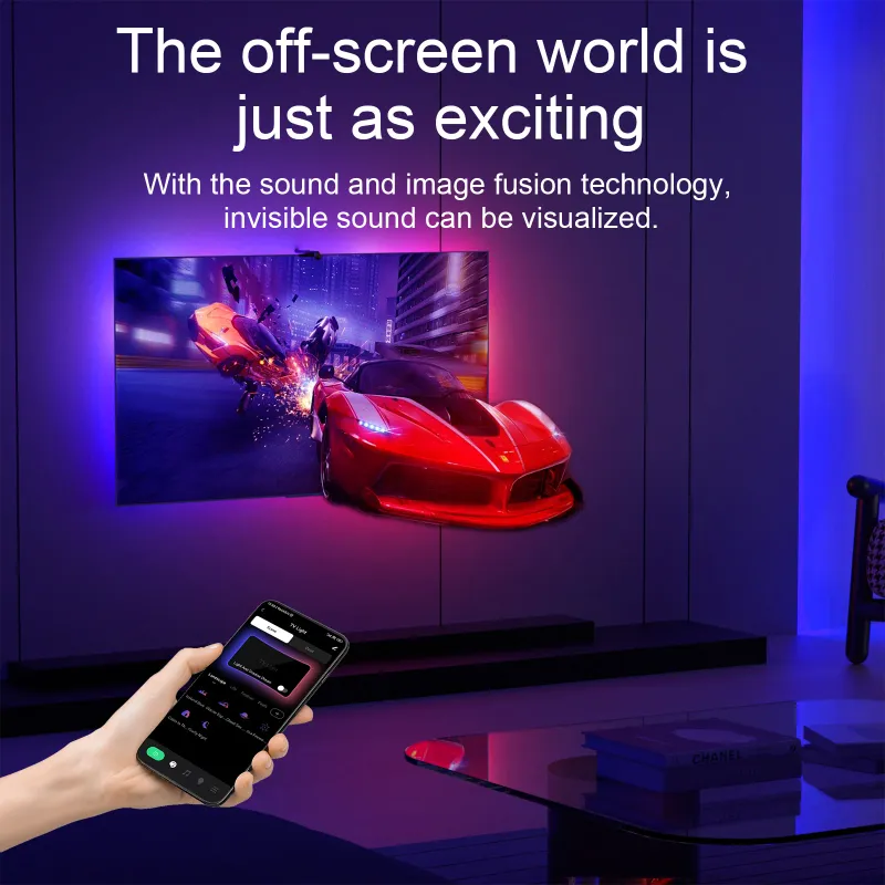 Smart TV Backlight Strip with Camera 6