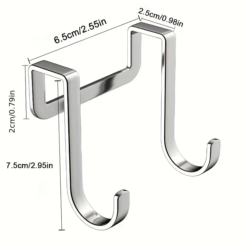 3Pcs Heavy Duty Stainless S-Hooks 3