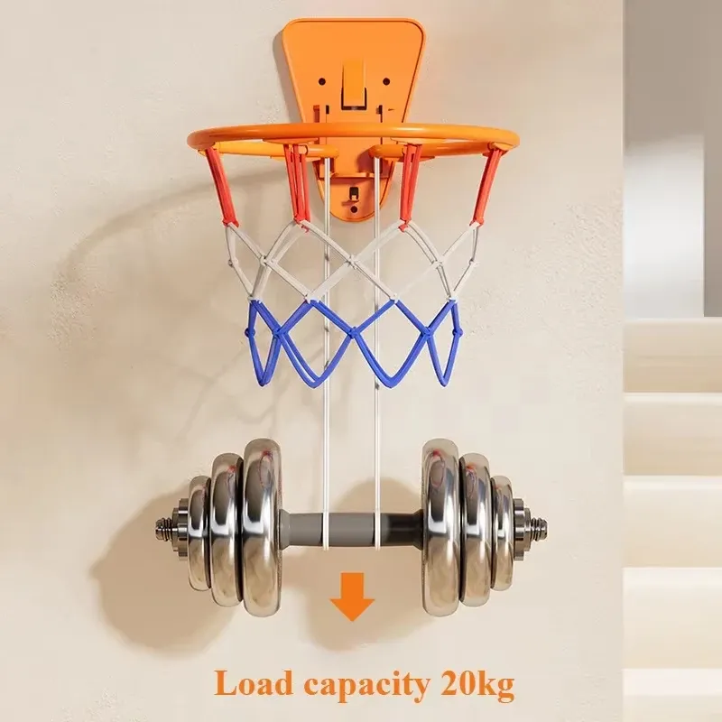 Kids Indoor Wall-Mounted Basketball Hoop 3