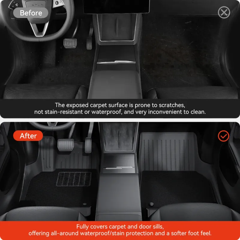 Набор напольных ковриков Tesla Model Y Juniper 2026 2