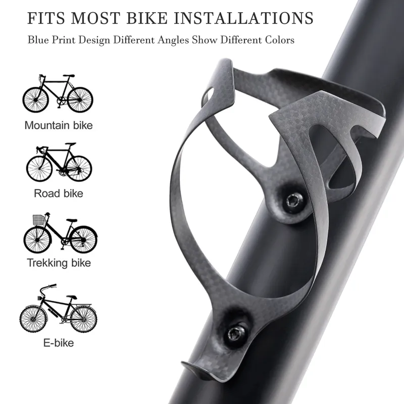 3K Carbon Fiber Bike Bottle Cage 4