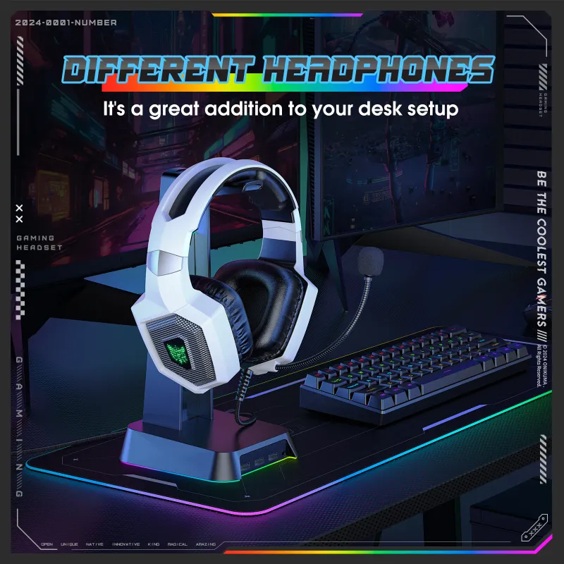 Onikuma Gaming Headset with RGB Lights 6