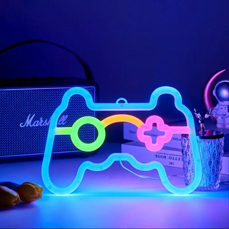 LED Gamepad Neon Sign - Gaming Wall Decor 1