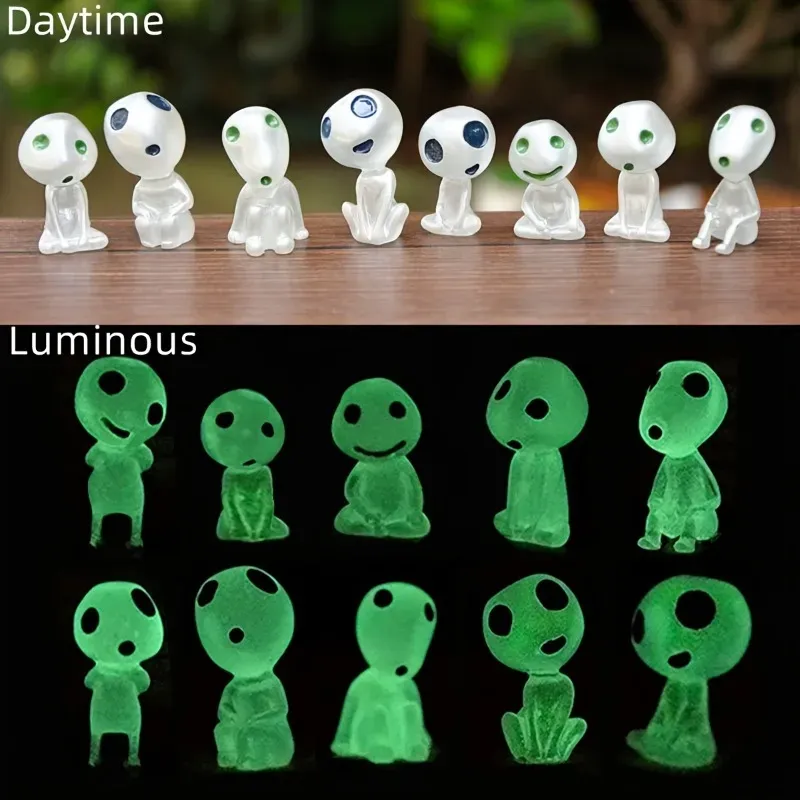 Luminous Resin Ghost Mini Figures 3