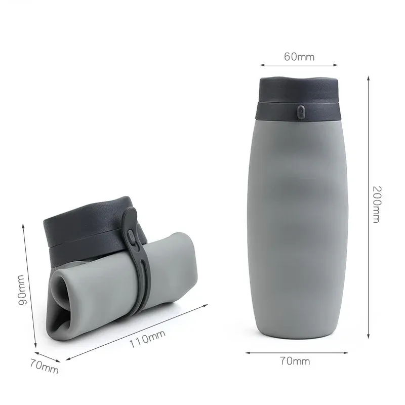600ml Collapsible Water Bottle 6