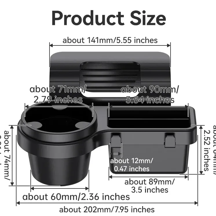 Car Door Organizer with Cup Holder 6
