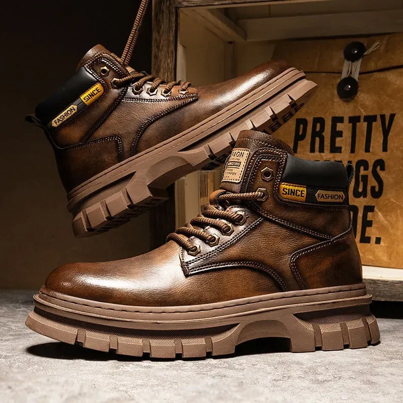 Vintage Platform Chelsea Ankle Boots 1
