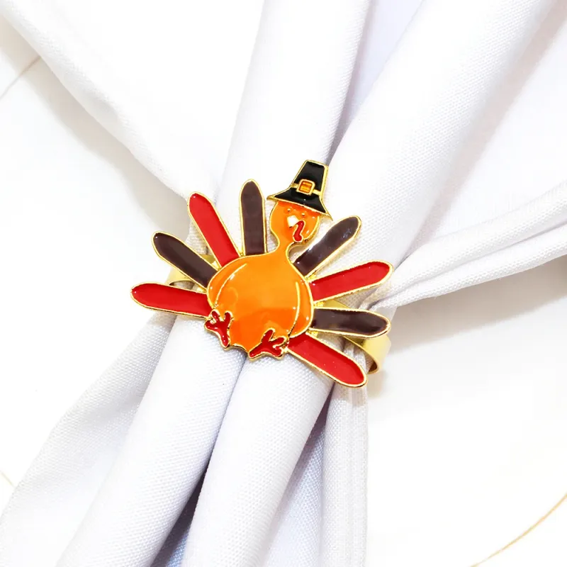 Thanksgiving Napkin Rings Set of 8 2
