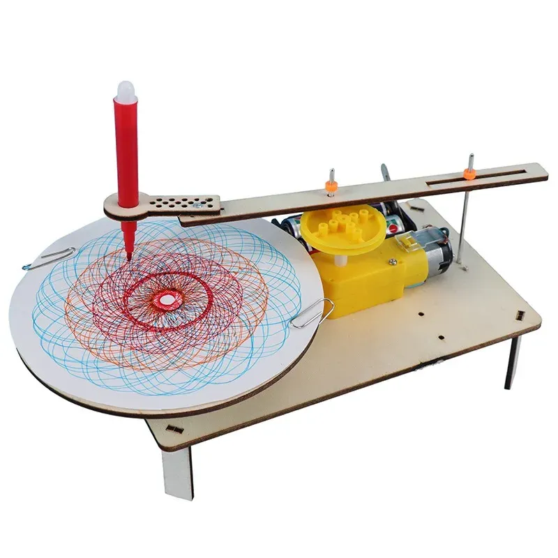 Wooden Drawing Robot STEM Kit 1
