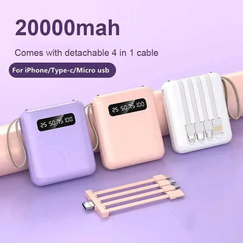 30000mAh Mini Power Bank with LED Display 5