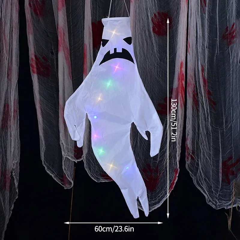 LED Hanging Ghost Halloween Decor 2