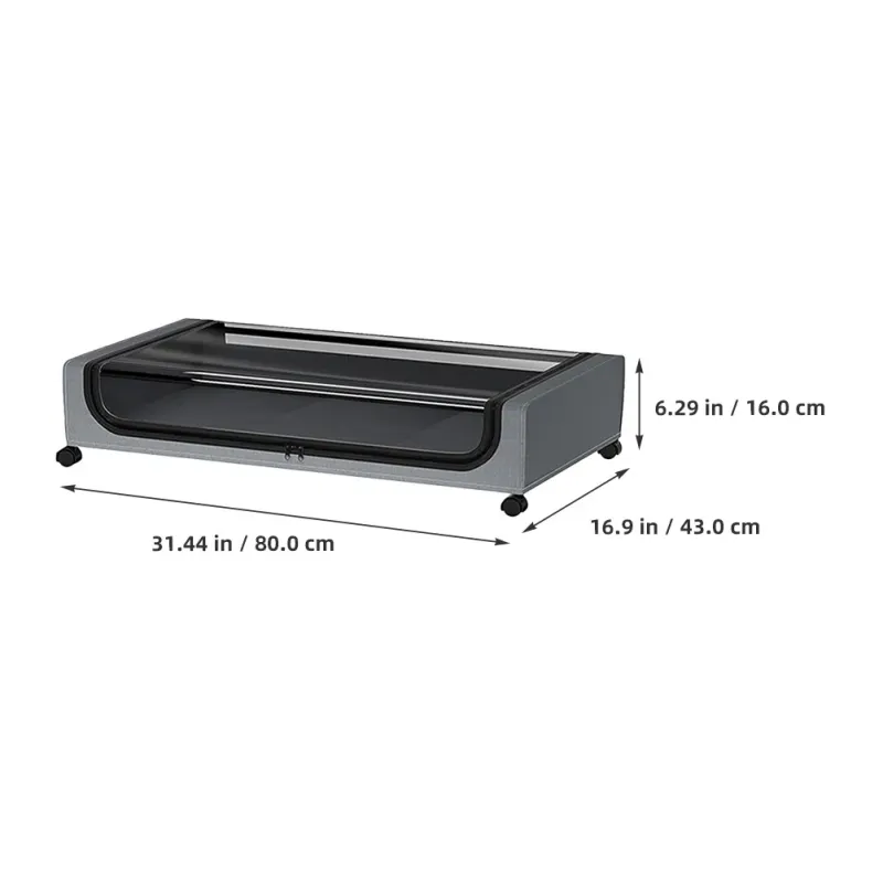 4-Wheel Under Bed Storage Organizer 5