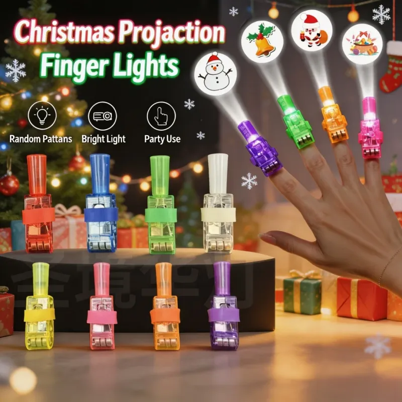 LED Christmas Finger Projection Lights 1