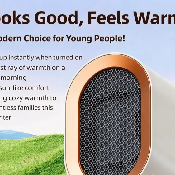 Mini Desktop Heater Fan 5