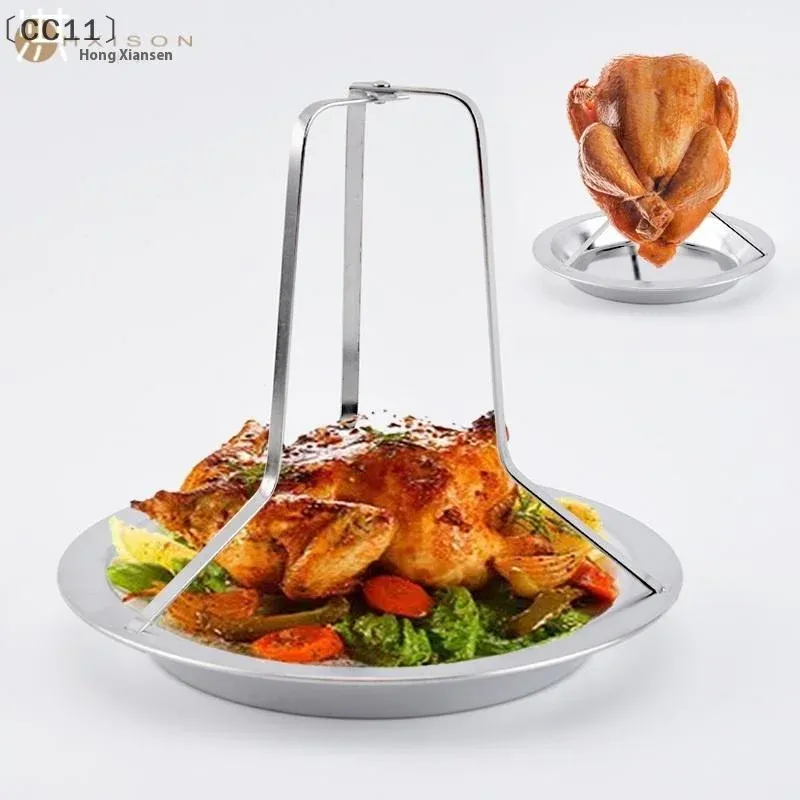 Stainless Steel Chicken Roasting Stand 5