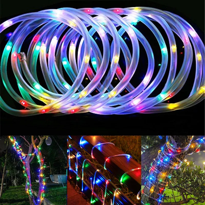 Solar LED Rope Lights - Waterproof 8 Modes 3