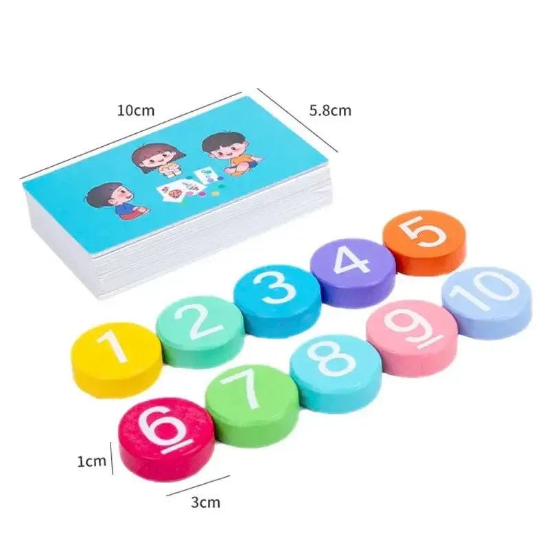 Montessori Math Toys Card Game 6