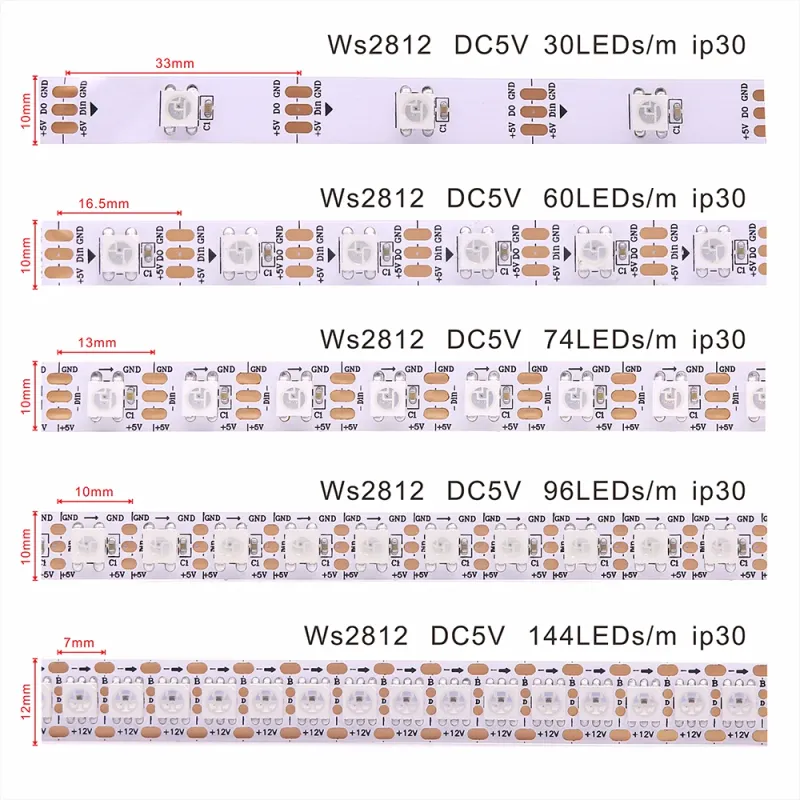 USB WS2812B LED Strip Set 2