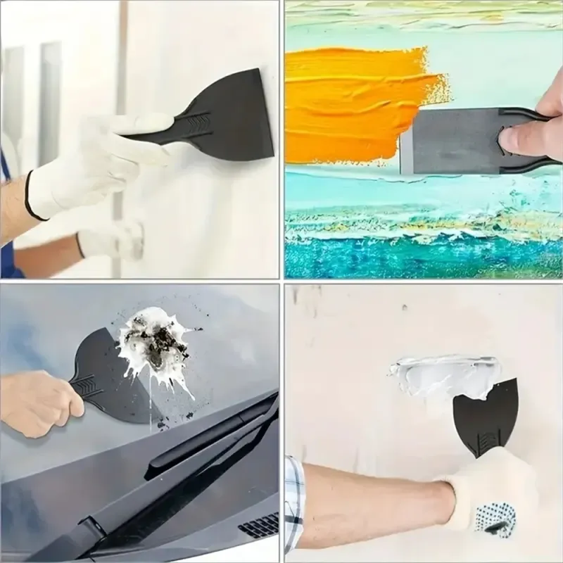 6pcs Plastic Wall Scraper Putty Knife Set 4